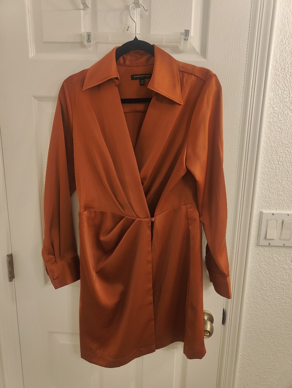 Banana Republic Factory, Short Dress, Long Sleeve, Size 10